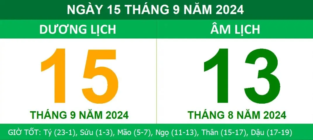 13/8 âm là ngày bao nhiêu dương? Ngày này tránh làm việc sau kẻo tứ bề trắc trở