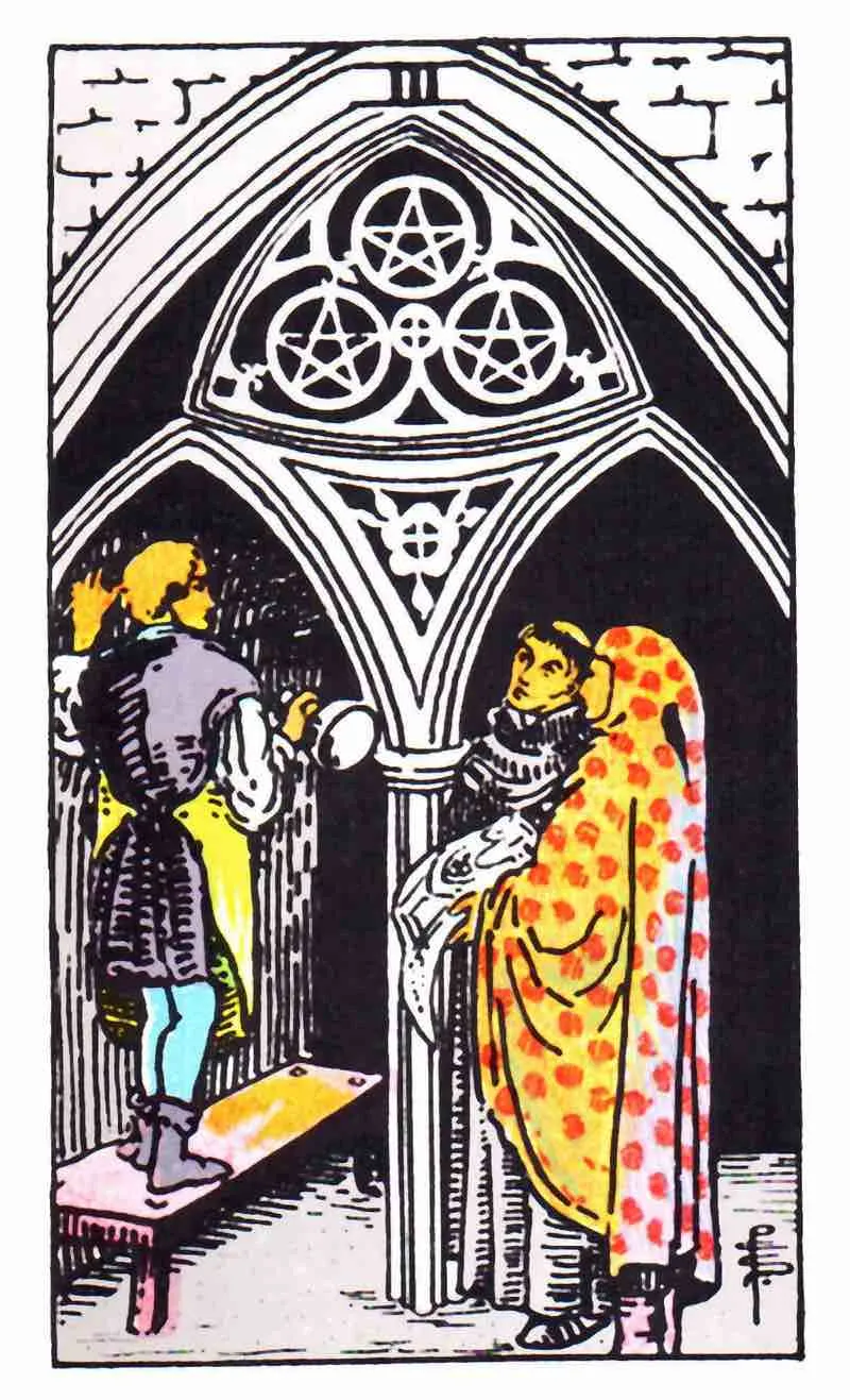 3 of Pentacles trong tình yêu: Cái kết viên mãn hay rạn nứt đổ vỡ?