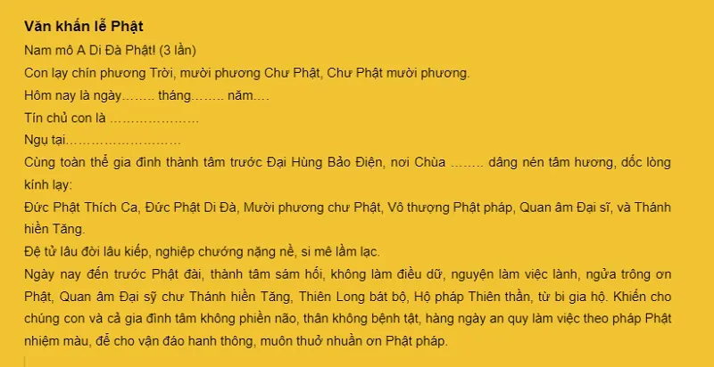 5+ bài văn khấn đi chùa ngắn gọn, dễ nhớ, cầu tài lộc, bình an cho cả nhà