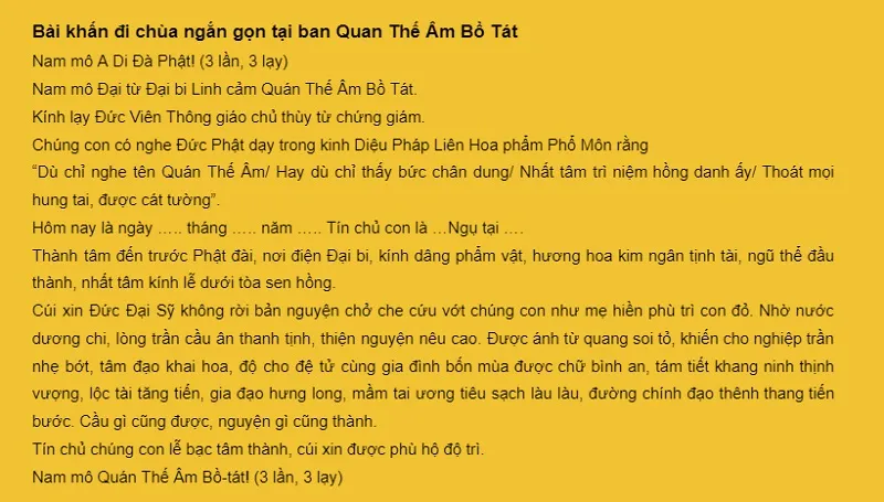 5+ bài văn khấn đi chùa ngắn gọn, dễ nhớ, cầu tài lộc, bình an cho cả nhà