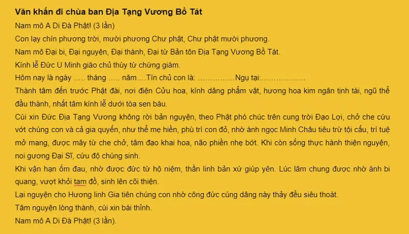 5+ bài văn khấn đi chùa ngắn gọn, dễ nhớ, cầu tài lộc, bình an cho cả nhà