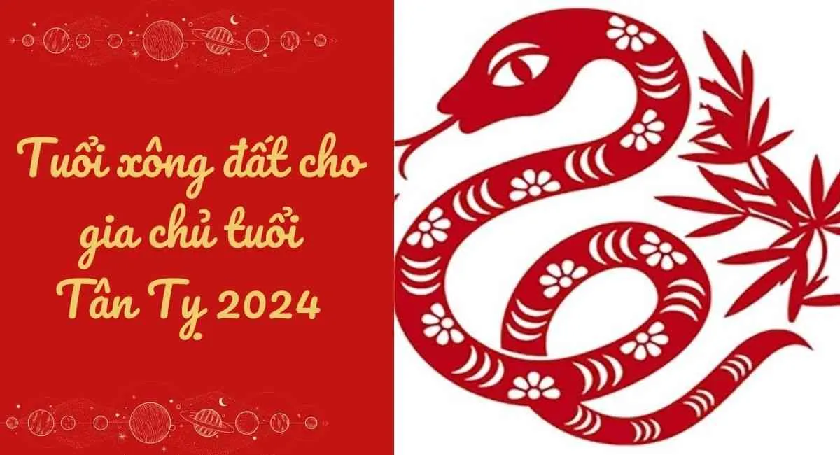 Chọn tuổi xông đất cho gia chủ tuổi Tân Tỵ 2024 giúp ăn nên làm ra, sức khỏe vô biên