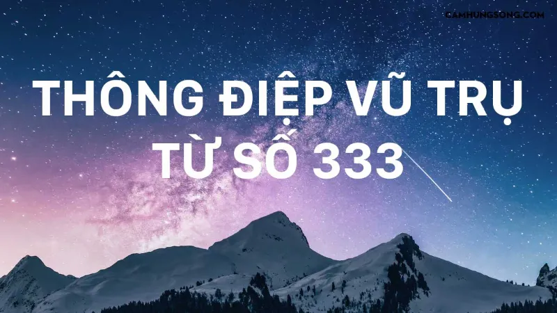 Con số 333 nghĩa là gì? Giật mình vì ý nghĩa của số này hóa ra là như vậy