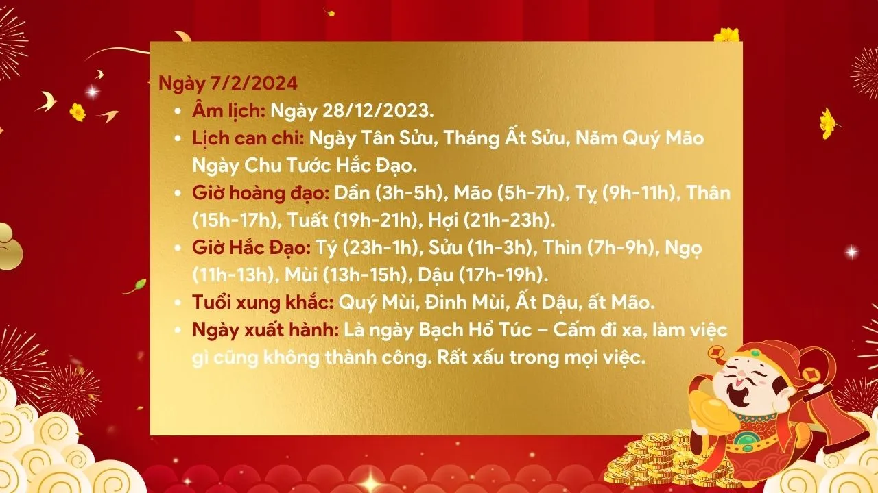 Con số may mắn hôm nay của 12 con giáp ngày 7/2/2024 chi tiết từng tuổi, tài lộc, vận hạn