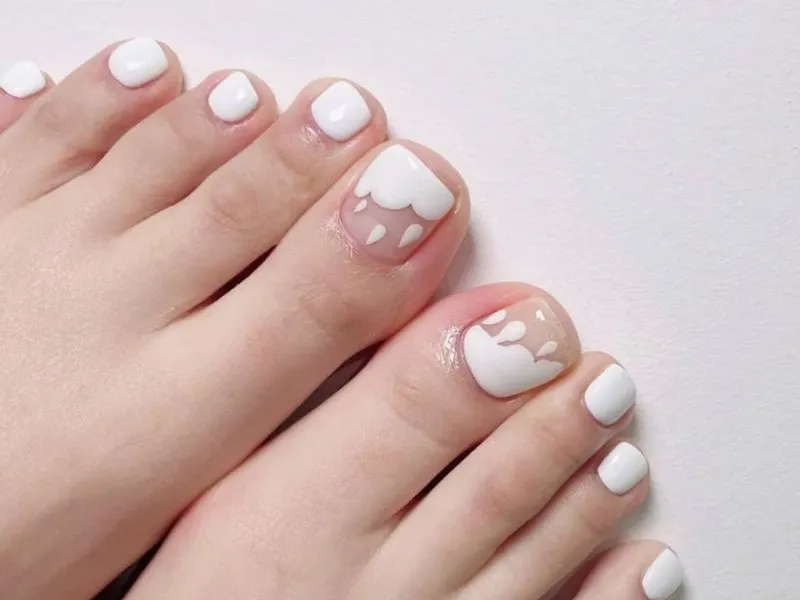 Gợi ý 40+ mẫu nail chân Tết 2024 cực xinh yêu cho các nàng