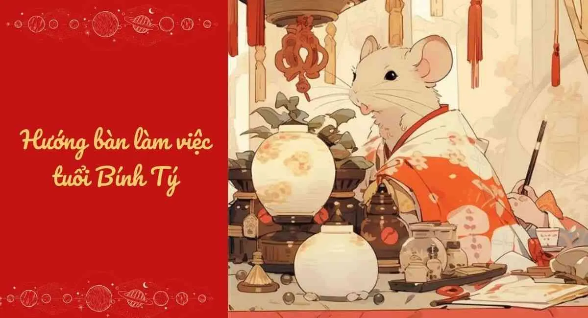 Gợi ý hướng bàn làm việc tuổi Bính Tý 1996 hợp phong thủy để vạn sự hanh thông