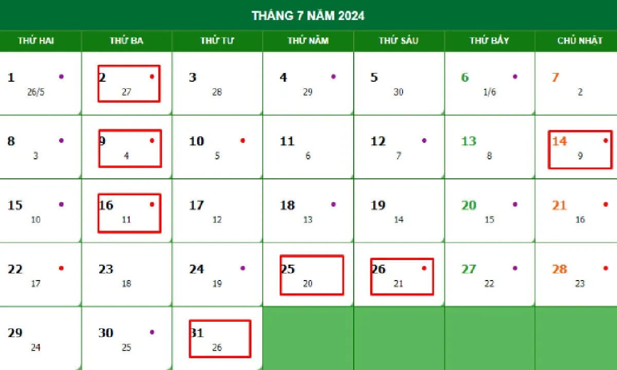 Lịch cắt tóc tháng 7/2024: Chọn ngày đại cát, tránh xa xui rủi