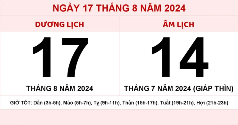 Luận giải 17/8 là ngày gì? Làm chủ vận mệnh nhờ biết rõ điều này