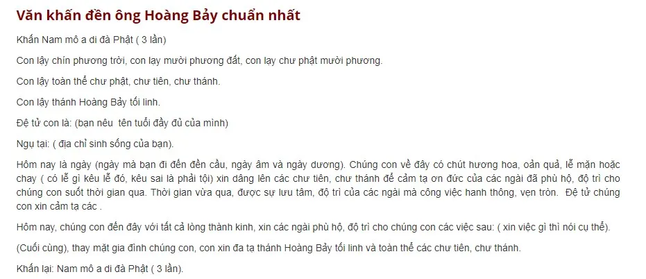 Ông Hoàng Bảy là ai? Cầu tài được tài, cầu lộc có lộc có phải thật?