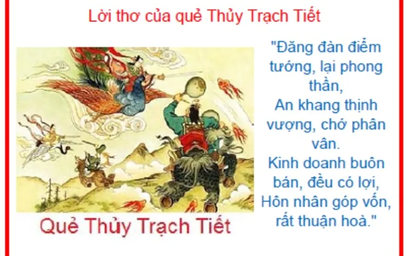 Quẻ số 60 Thủy Trạch Tiết: Bớt tham vọng ắt thành công