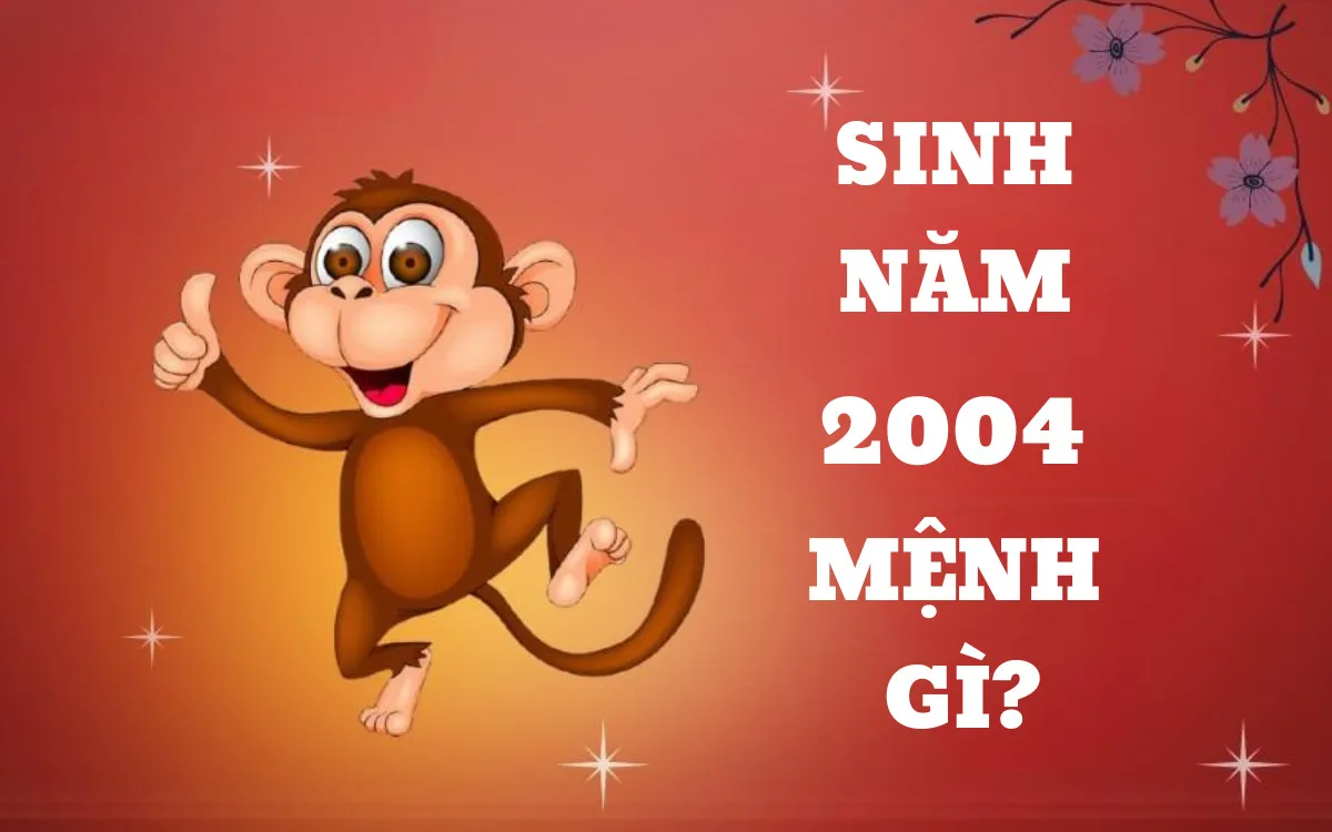 Tuổi Giáp Thân sinh năm 2004 mệnh gì, cung gì, tuổi con gì?