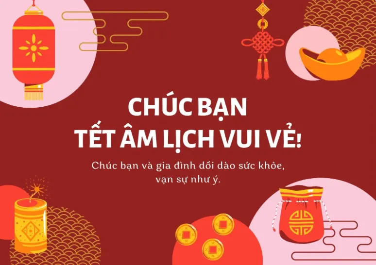 Tuyển tập 20 mẫu thiệp chúc Tết đẹp nhất, ai nhận cũng phải thích mê