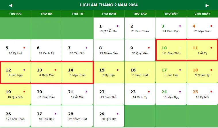 Xem ngày tốt tháng 2 âm năm 2024? Điều cần làm để mang lại tài lộc cho tháng 2