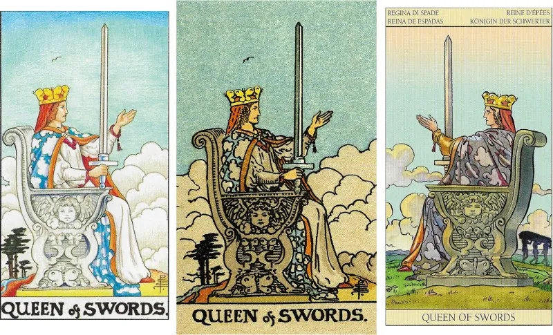 Ý nghĩa lá Queen of Swords: Chọn con tim hay là nghe theo lý trí?